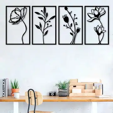 Flowers - Set of 4